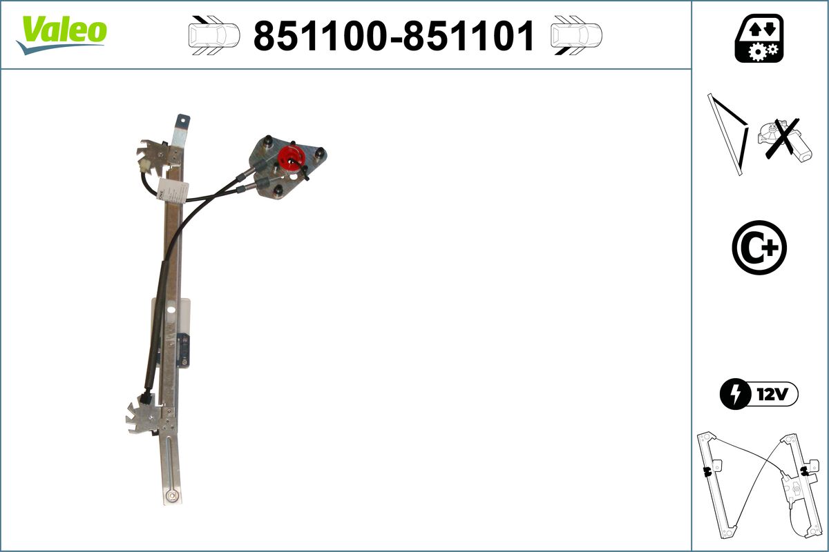Alzacristallo - 851100 VALEO
